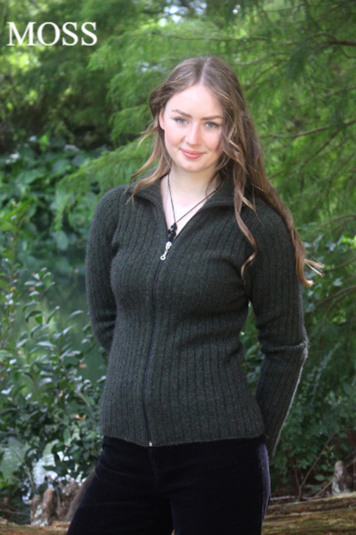 Lothlorian Merino Possum Rib Zip Jacket image 4